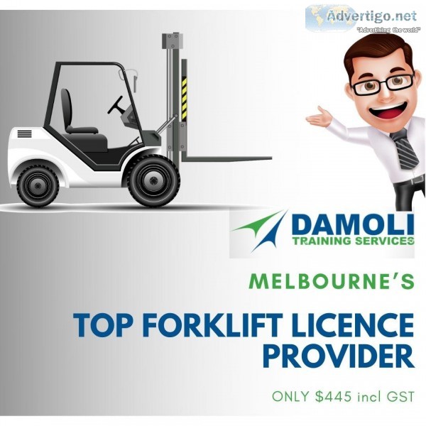 Damoli Melbourne&rsquos Top forklift Licence Provider