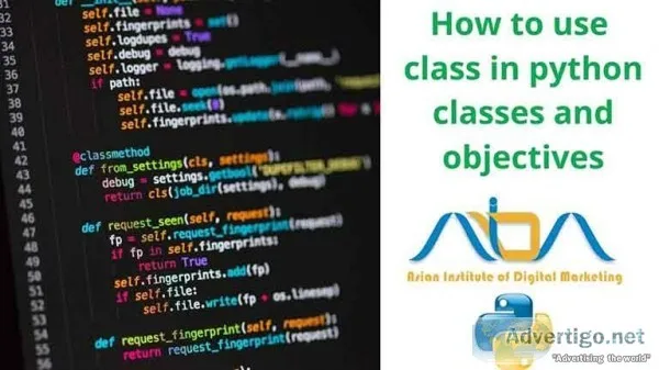 How to Use Class in Python Classes and Objectives