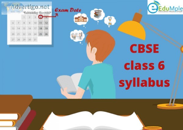 CBSE class 6 syllabus