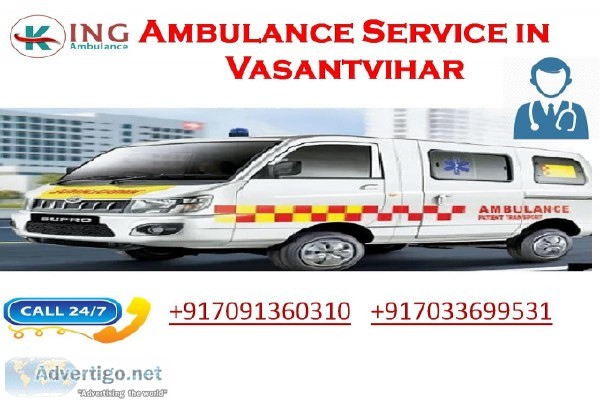 Looking for Inexpensive Ambulance Service in Vasant Vihar