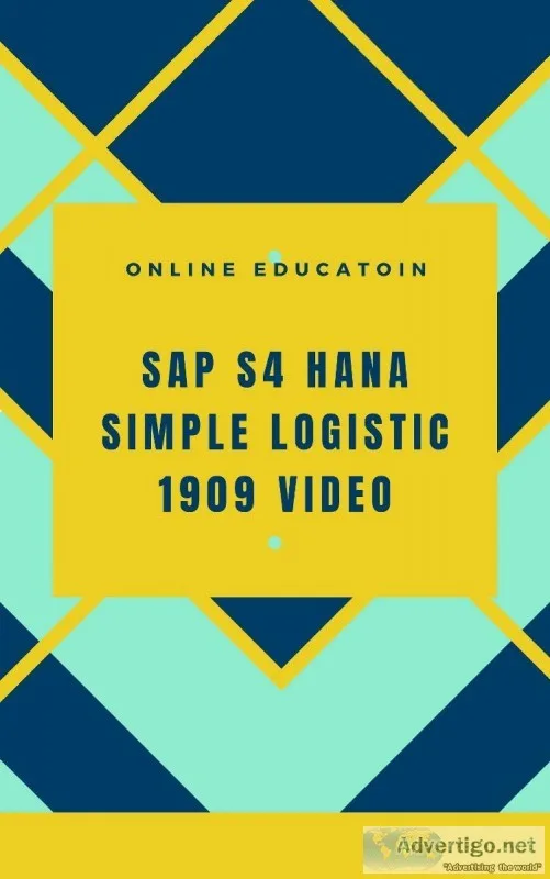 SAP S4 HANA SIMPLE LOGISTICS 1909 TUTORIAL