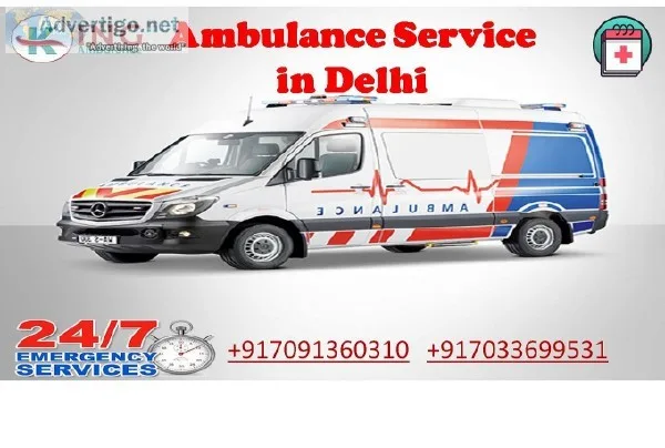 Hired Inexpensive Ambulance Service in Delhi