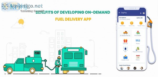 Benefits of developing on demand Fuel delivery App