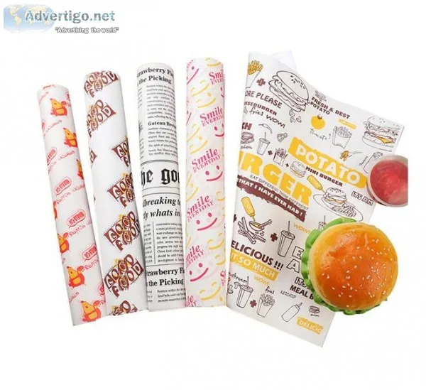Custom Printed Butter Paper Roll Wholesale in USA