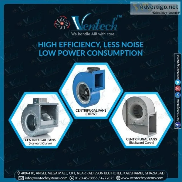 High Efficiency Less Noise Low Power Consumption