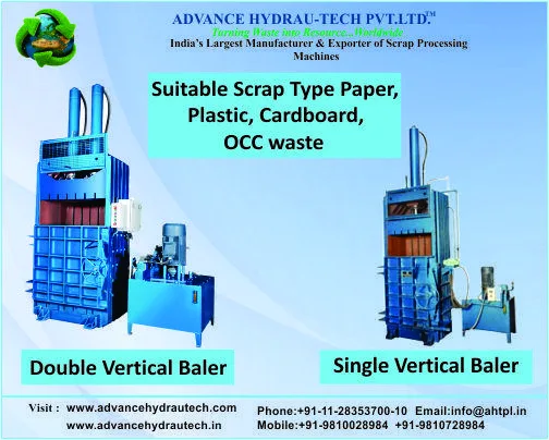 Baler Machine for Metal and Waste Bundling
