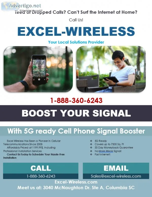 Installations of cellphone booster systems