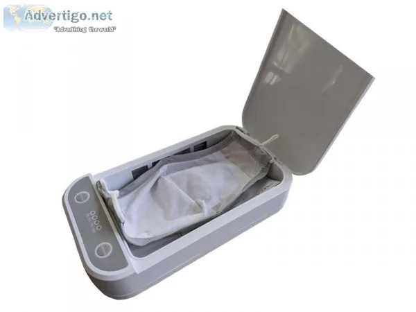 Disinfect Your Face Mask With UV Light Sanitizer Box
