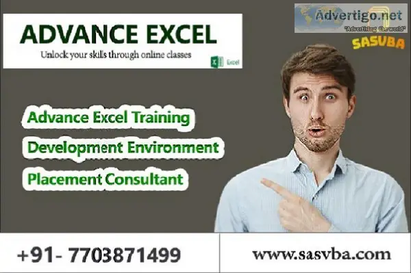 Top Advance Excel Course In Delhi
