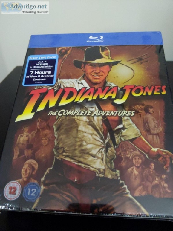 Indiana Jones The Complete Adventures Blu-ray box