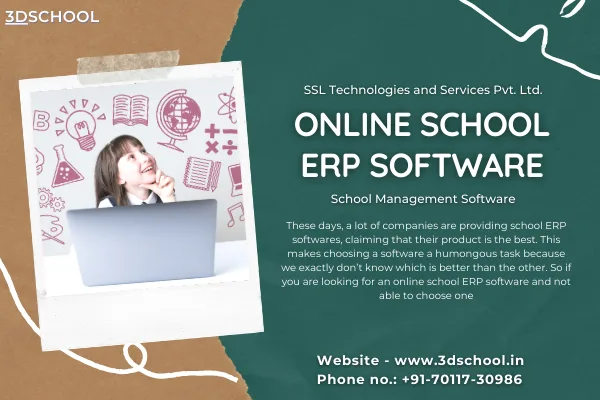 Features that must be there in online school ERP software  3DSch