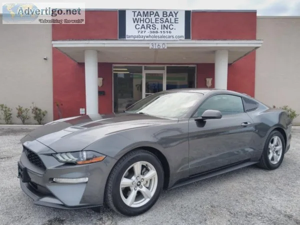 2018 FORD MUSTANG EcoBoost  TAMPA BAY WHOLESALE CARS INC&gt  St.