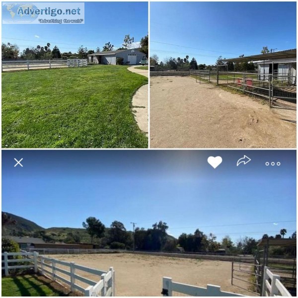 Horse barn for rent