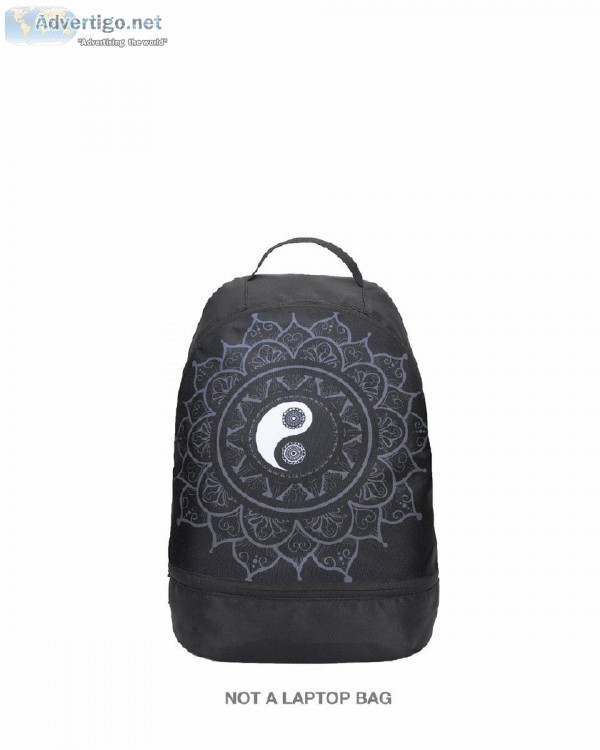 Buy Yin Yang Mandala Printed ladies backpack Online