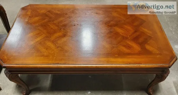 Wooden Coffee Table and End Table Set  Excellent 