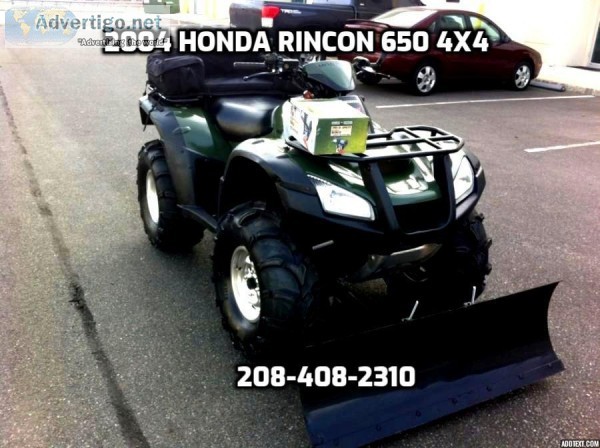 2004 Honda Rincon 650 4 Wheeler quad