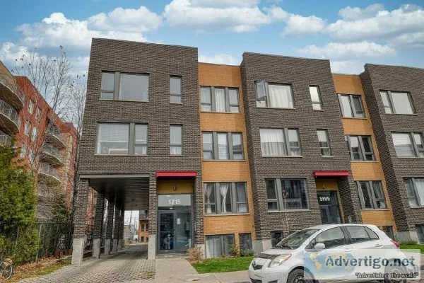 Unit&eacute de coin avec stationnement 2 chambres Petite-Patrie