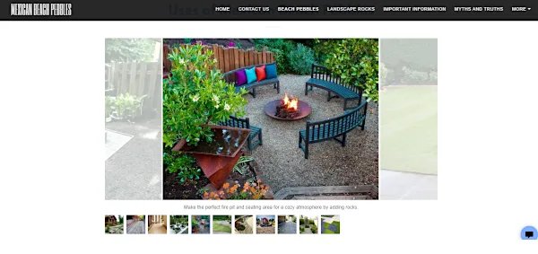 Mexican Beach Pebbles and landscape supplies in bulk quantities