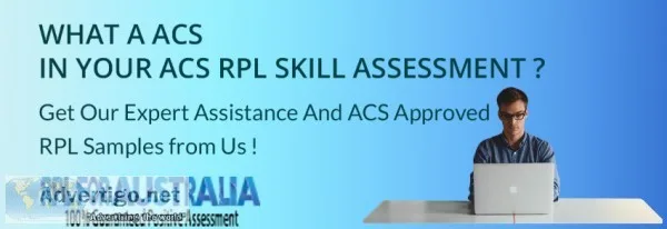 Need help with ACS Approved RPL Samples Hire our Experts