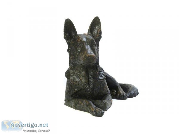 Affordable German shepherd Dog urn artfulmemorials