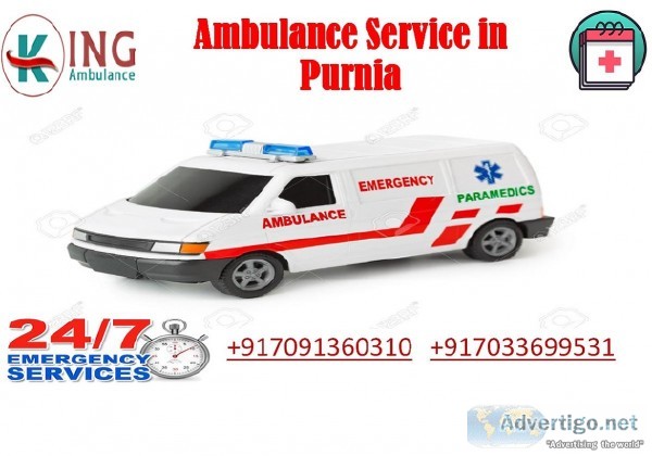 Get an Affordable Ambulance Service in Purnia