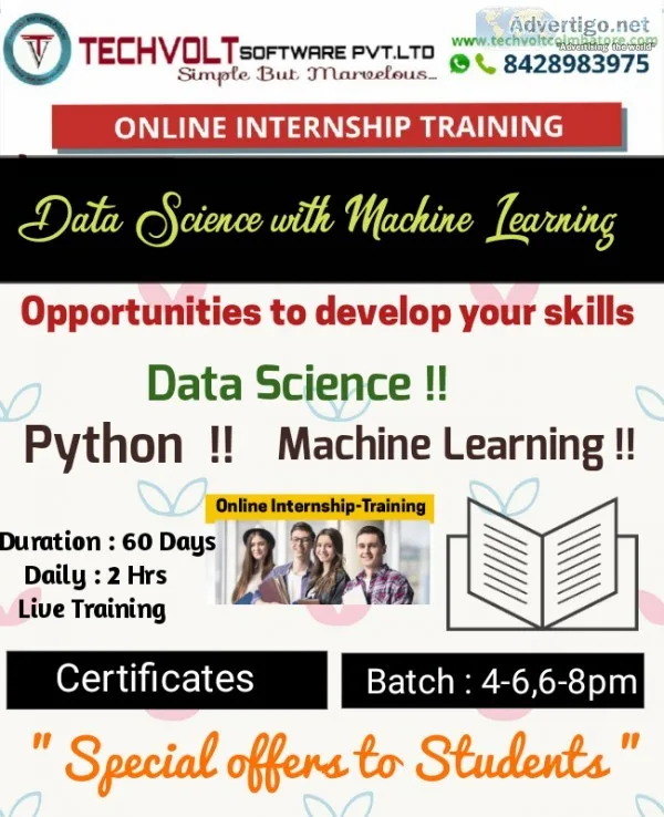 Final Year Internship  Final Year Projects Data Science Internsh