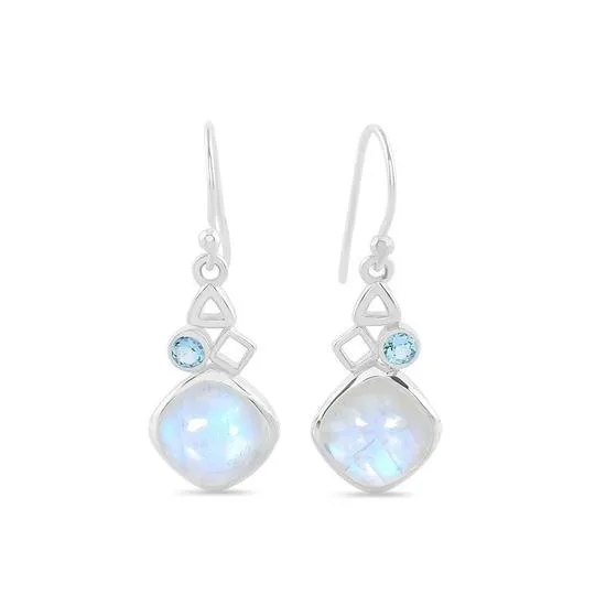 Authentic  Moonstone Earring-Peaceful Legion