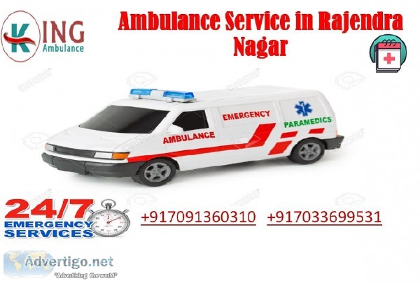 Take Advantage of Hassle-Free Ambulance Service in Rajendra Naga
