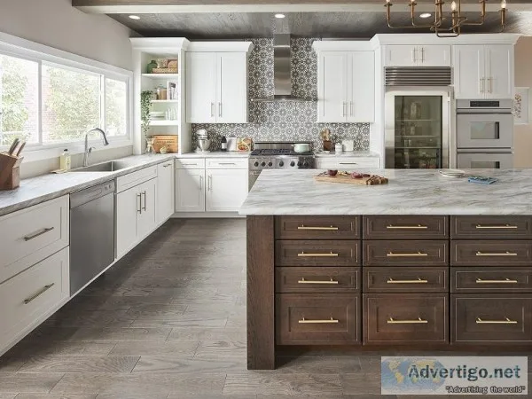 Rio Vista White Shaker Cabinets  StockCabinetExpress