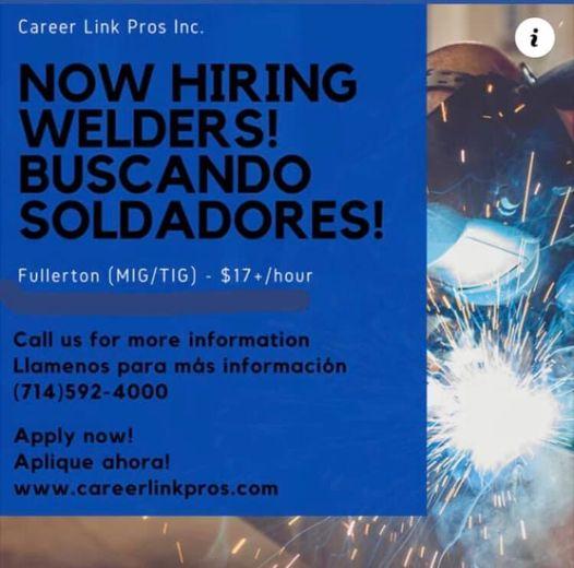EXPERIENCED WELDERS