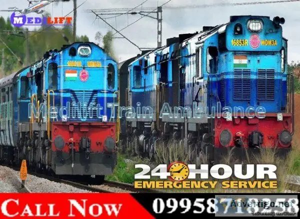 Medilift Train Ambulance in Gorakhpur &ndash Get Emergency Shift