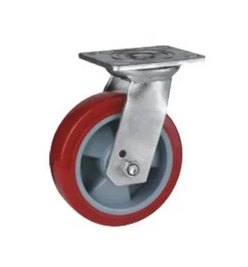 STAINLESS STEEL MEDIUM DUTY ANTI STATIC (TPU-WHEEL) PLATE MOUNT 