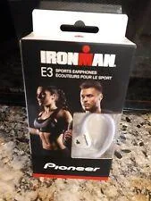 New 2017 Pioneer IRONMAN&reg Sports Earphones - SE-E3M-BBwhite
