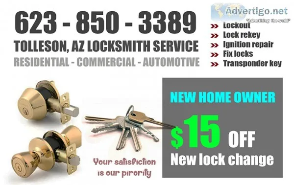 Locksmiths Tolleson AZ