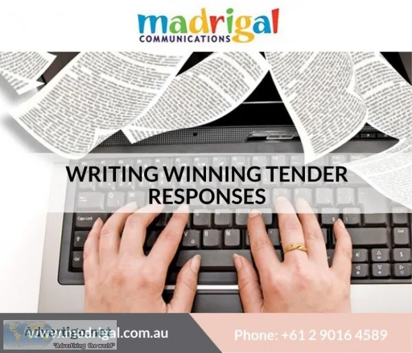 Tender Response  Madrigal Communications
