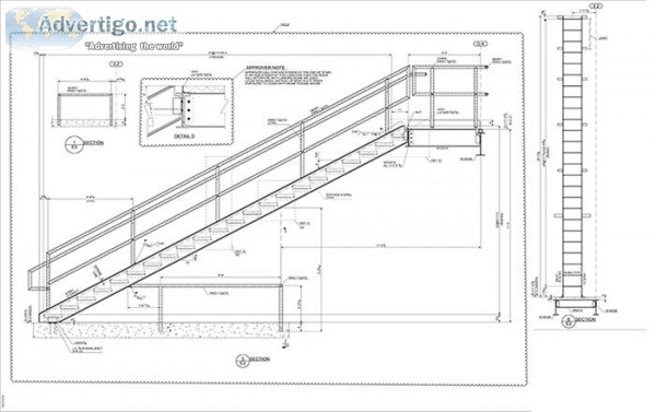 Stair and Handrail Detailing - Steel Construction Detailing Pvt 