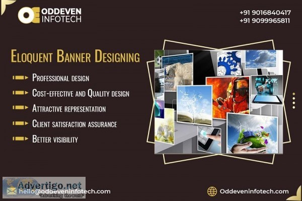 Expressive Banner design Services  Oddeven Infotech
