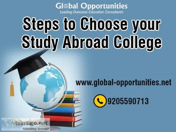 Steps to Choose your Study Abroad College