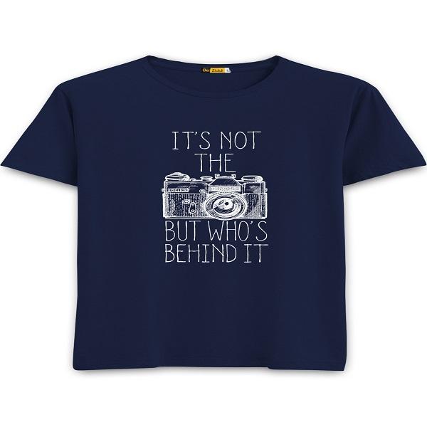 Behind The Camera Round Neck T-Shirts