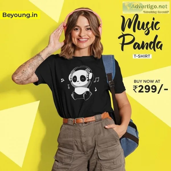 Grab latest and fashionable t shirt for girls at beyoung