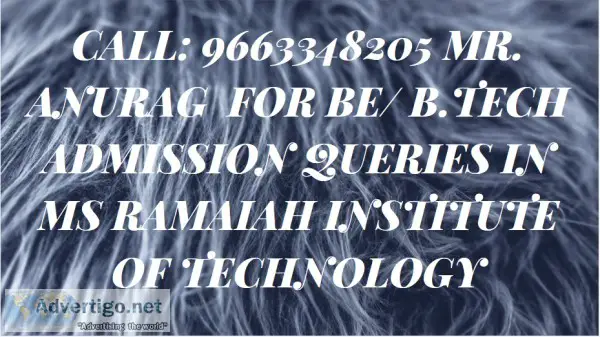 96633482O5 MS ramaiah institute of technology admission procedur