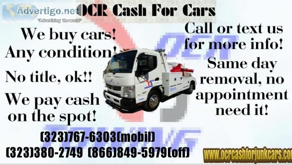 CASH FOR JUNK CARS CASH FOR CARS