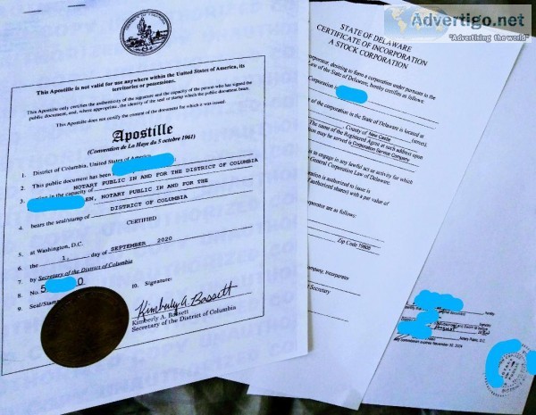 NYC CORPORATE DOCUMENT EXPRESS APOSTILLE SERVICES