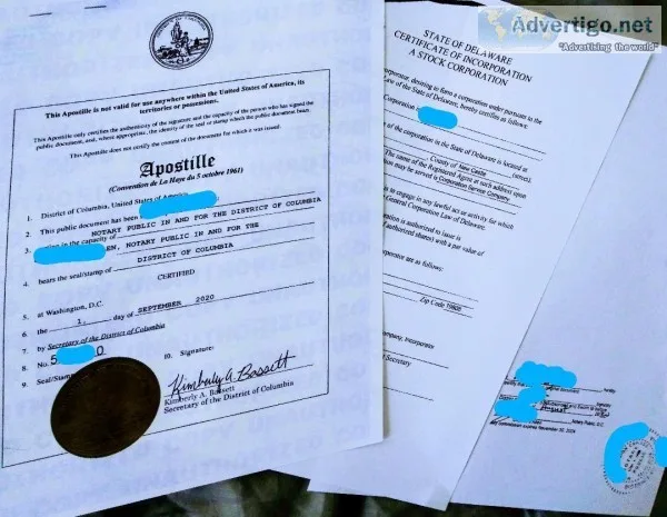 NYC CORPORATE DOCUMENT EXPRESS APOSTILLE SERVICES