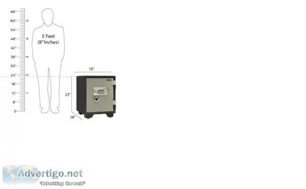 Ozone Best Fire Warrior-55 Safe (40 Ltr.) - Laposs Hardware