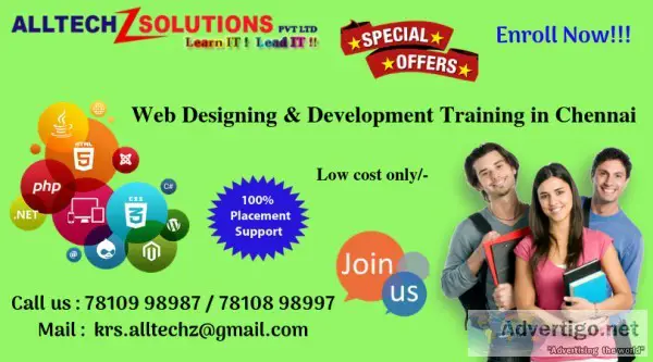 WEB DESIGNING Training Institute in Velachery