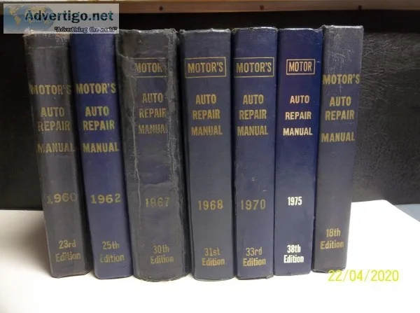 MOTOR&rsquoS Auto Repair Manuals