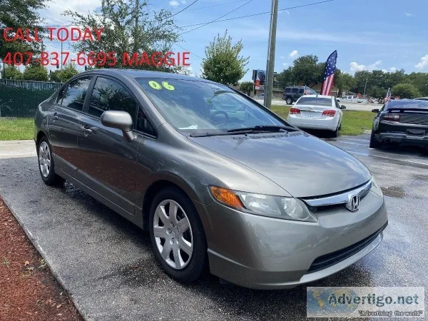 2006 HONDA CIVIC LX SEDAN 4D