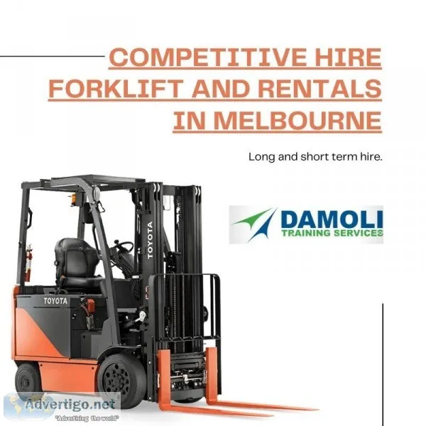 Competitive Hire Forklift and rentals in Melbourne