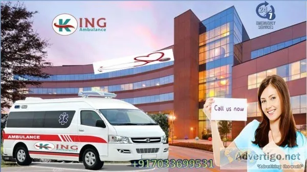 King Ambulance Service in Panchsheel Colony Ranchi